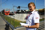 В Киришах состоялся торжественный запуск скоростной электрички по маршруту Будогошь - Кириши- Петербург.